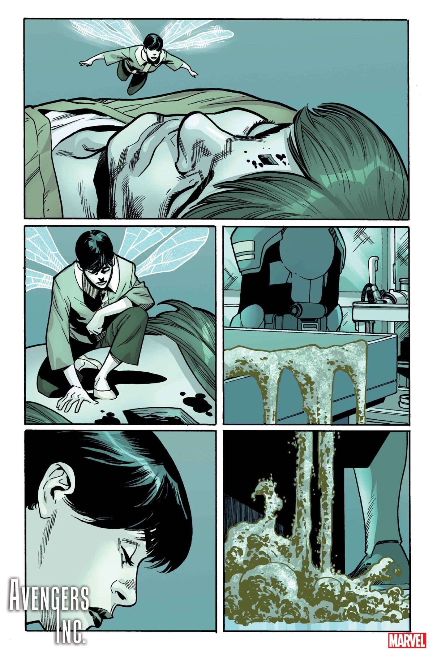 Avengers Inc #1 preview panels-4