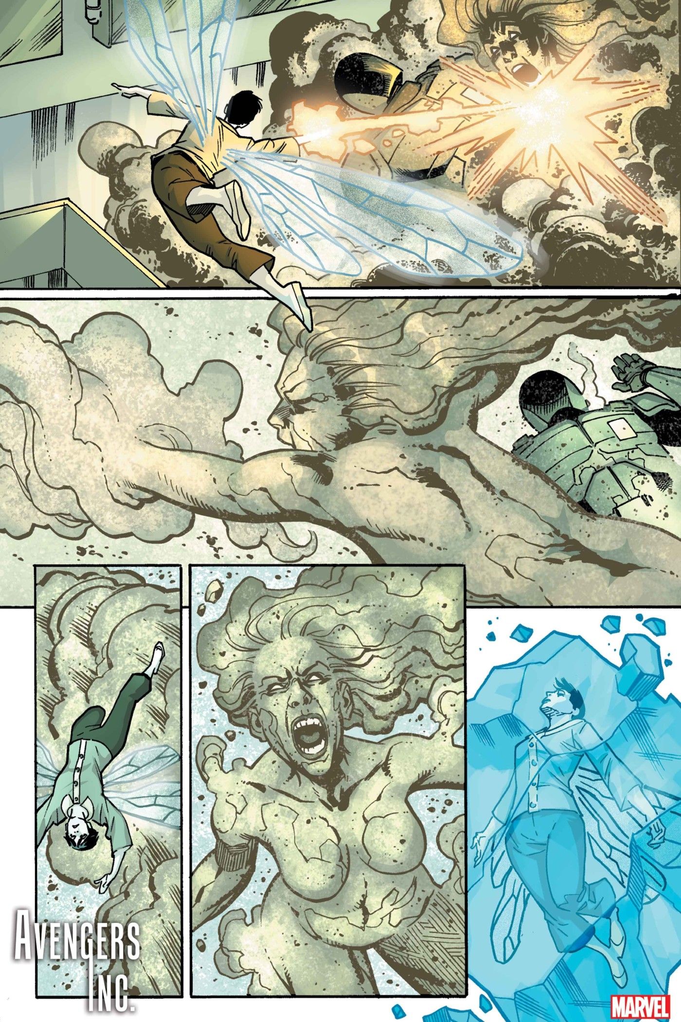 Avengers Inc #1 preview panels-5