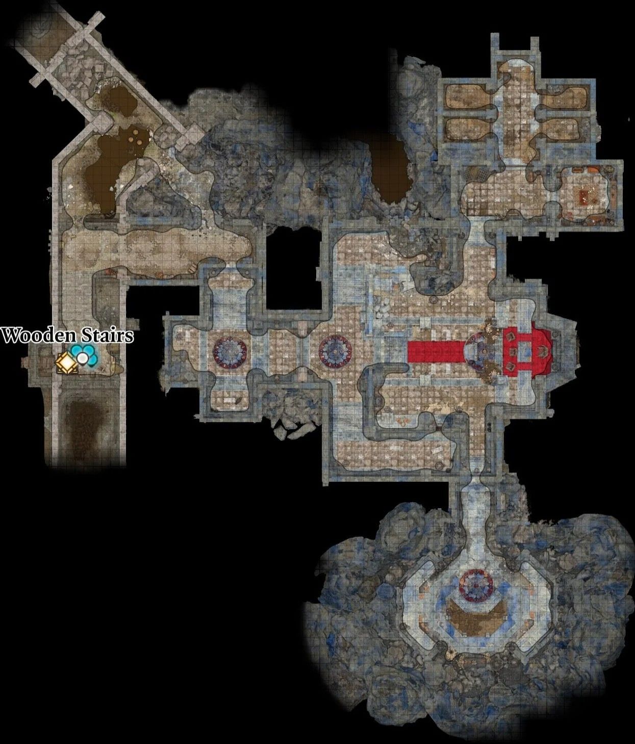 A map of the Bhaalist Crypt
