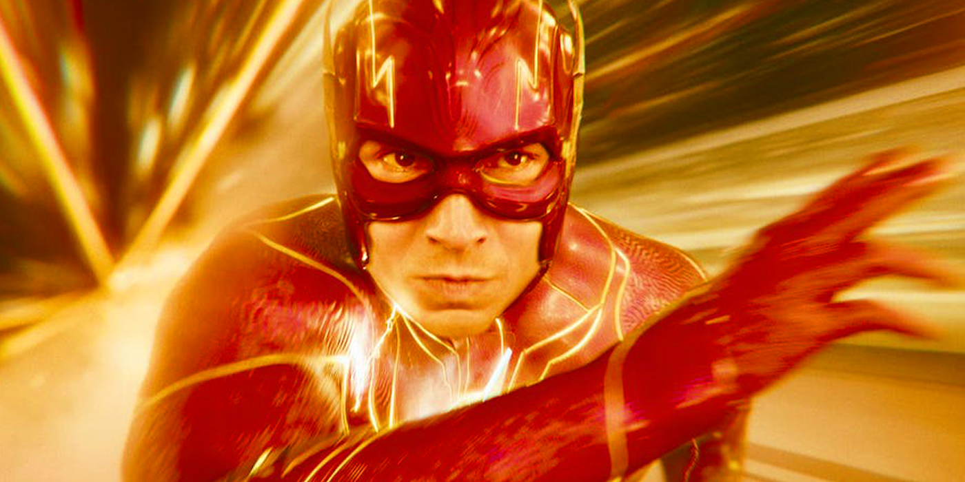 Barry Allen running in the Speed Force in The Flash
