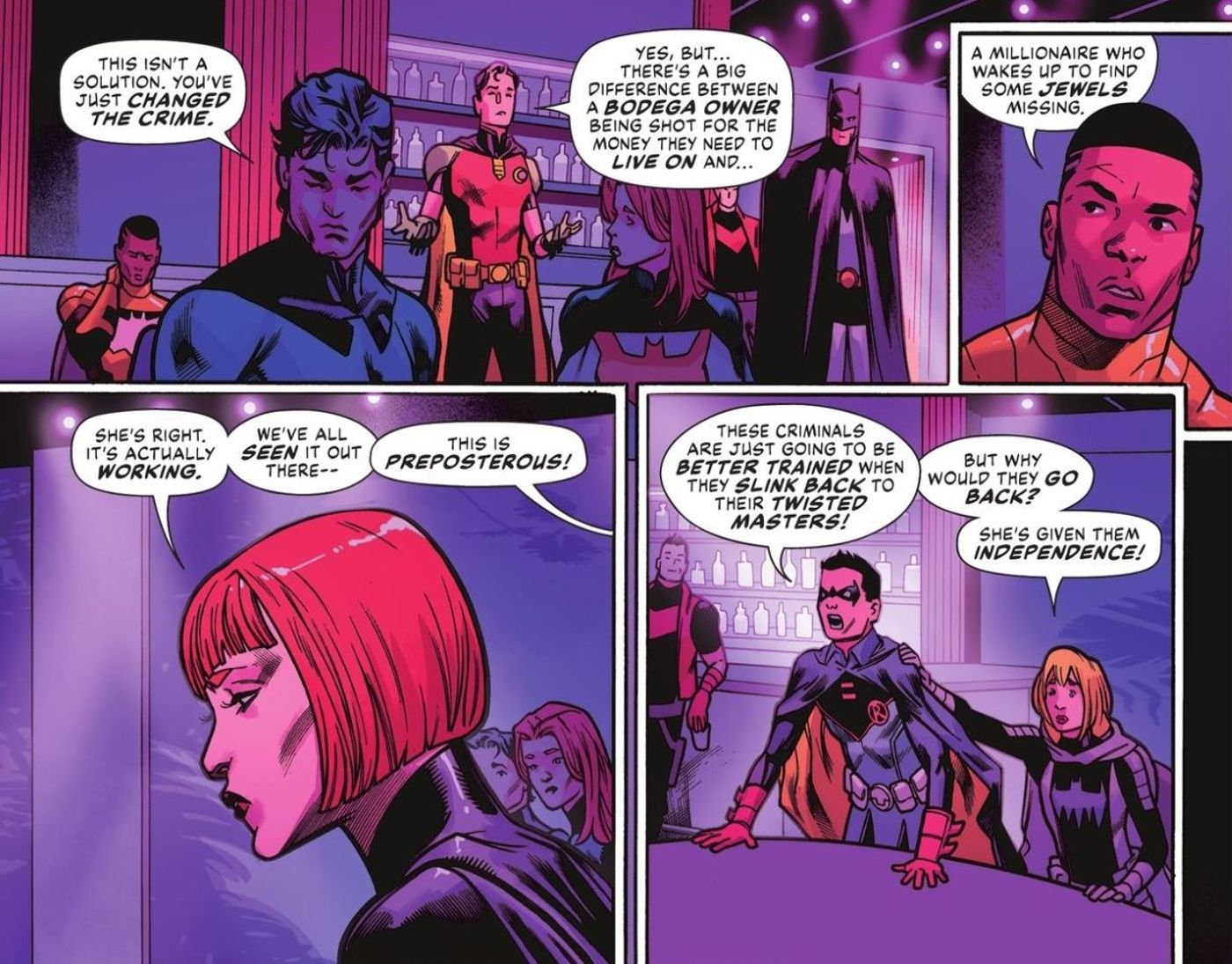 Bat-Family Argues Hearing Catwoman’s Plan DC