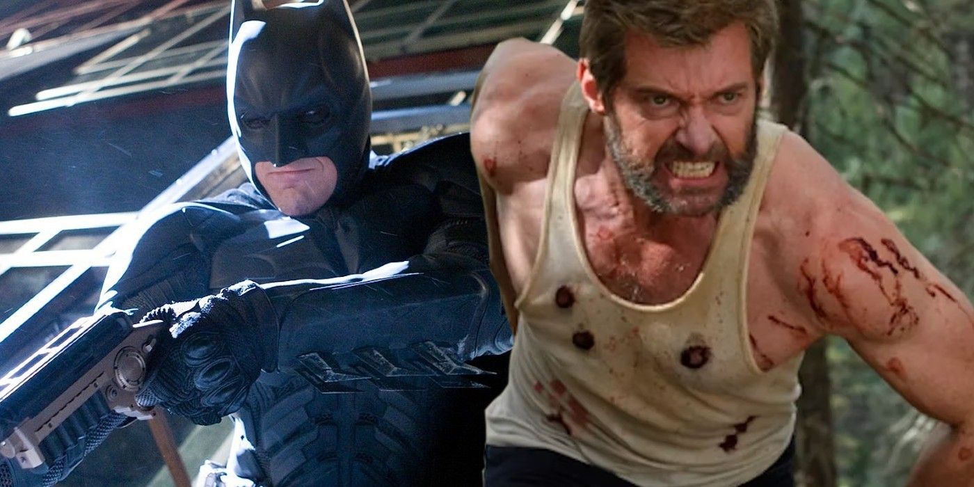 Batman and Wolverine in live-action movies.
