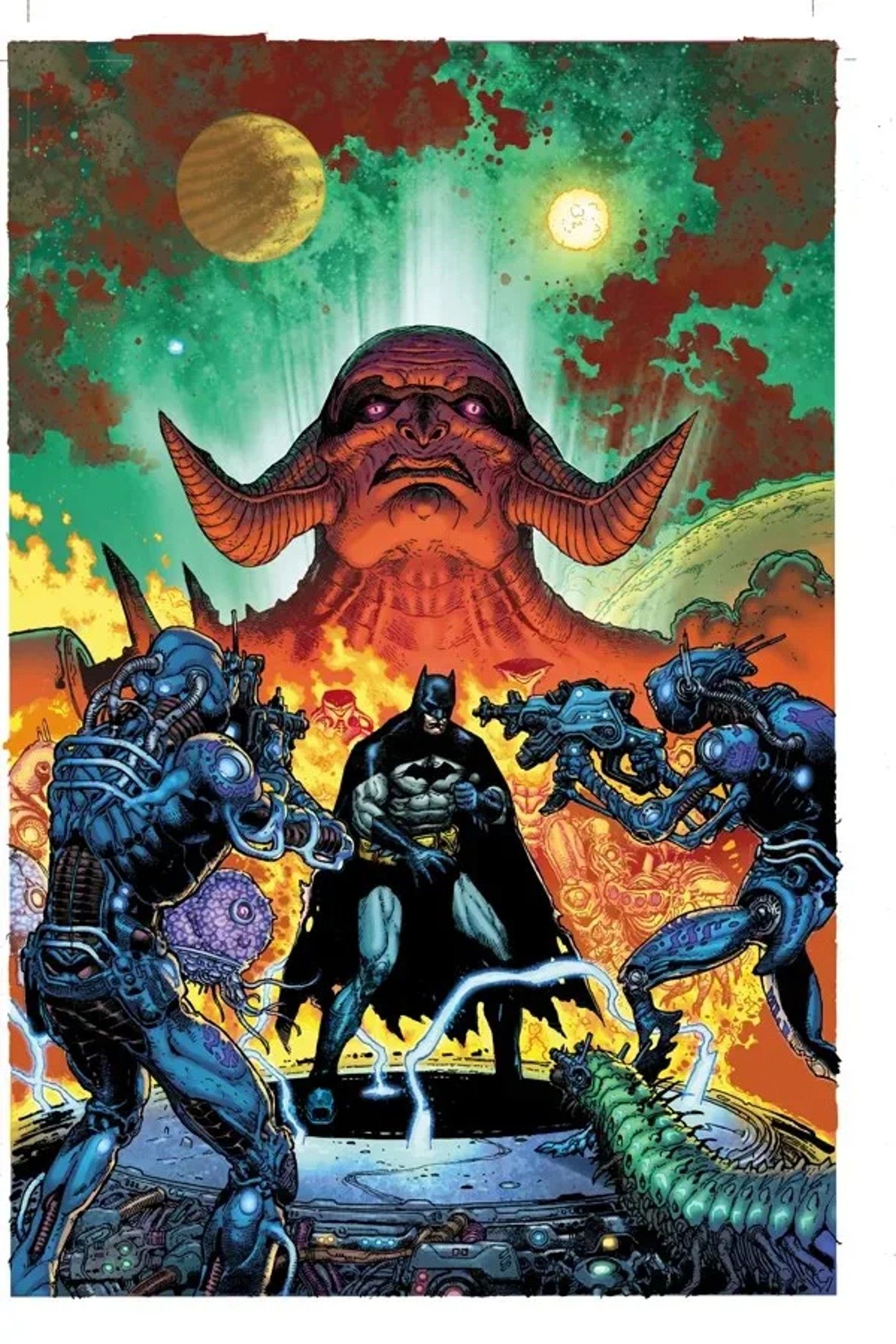 batman offworld, lot going on here