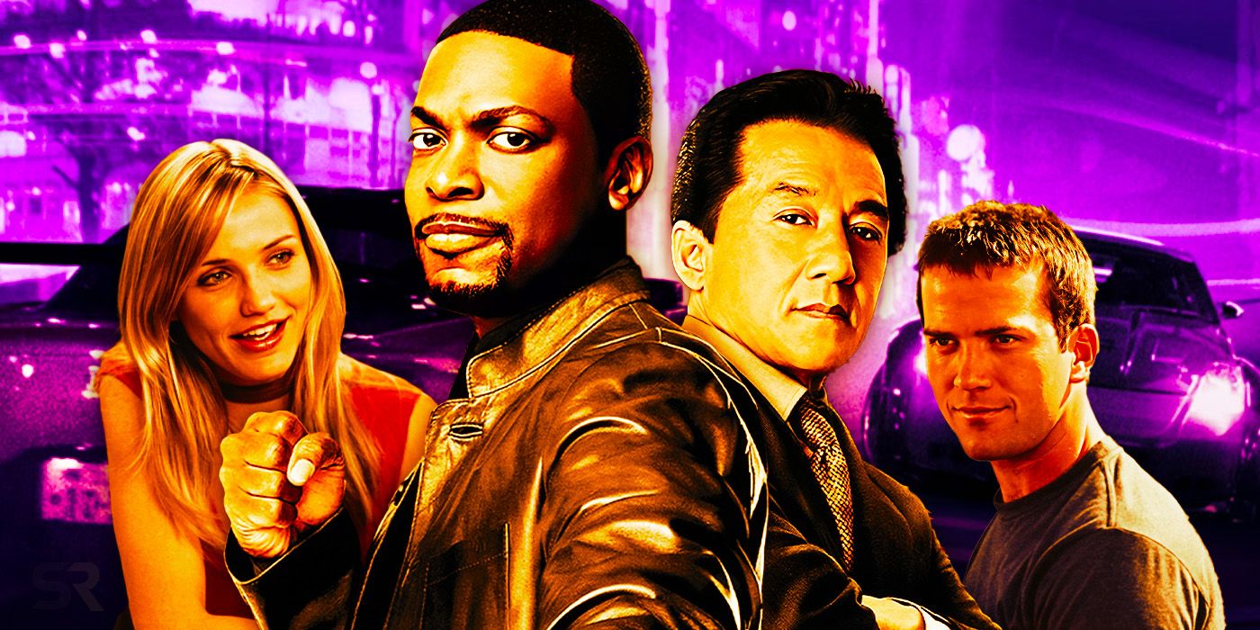 Collage image of The Sweetest Thing, Rush Hour 3, and The Fast and Furious Tokyo Drift