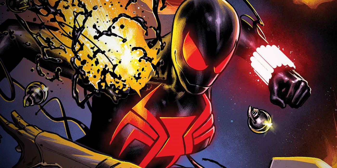 Black Widow Symbiote Form in Venom Comic Art