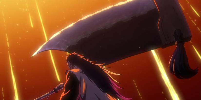 Bleach: Kenpachi Zaraki using his Shikai