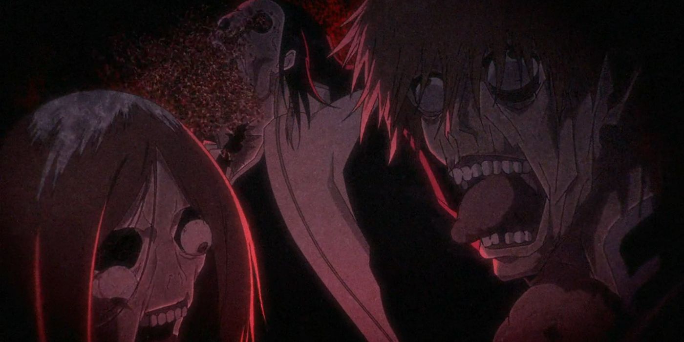 Bleach: Terrifying zombie versions of Byakuya, Ichigo, and Orihime.