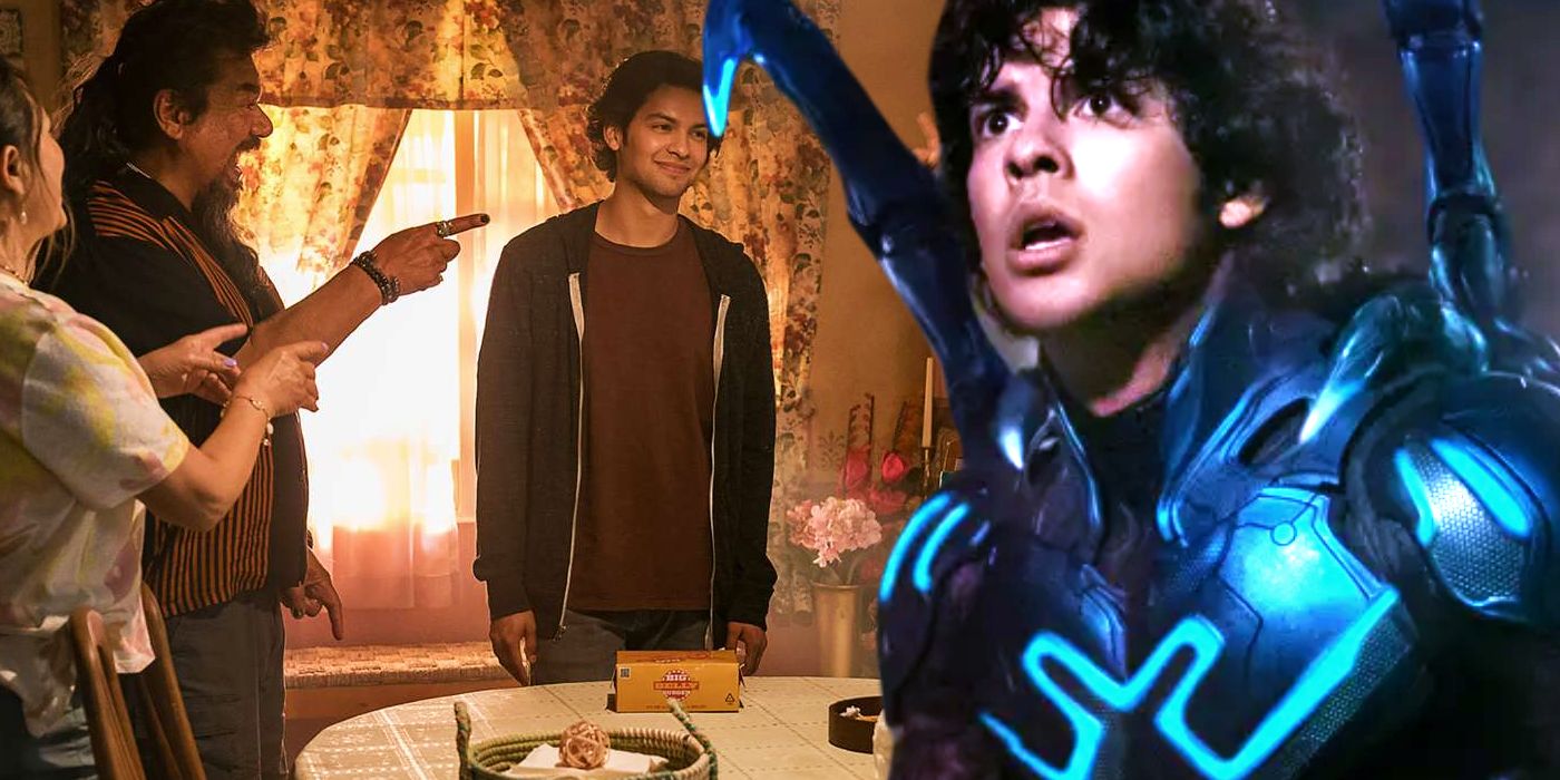 Blue Beetle movie cast and Xolo Maridueña as Jaime Reyes