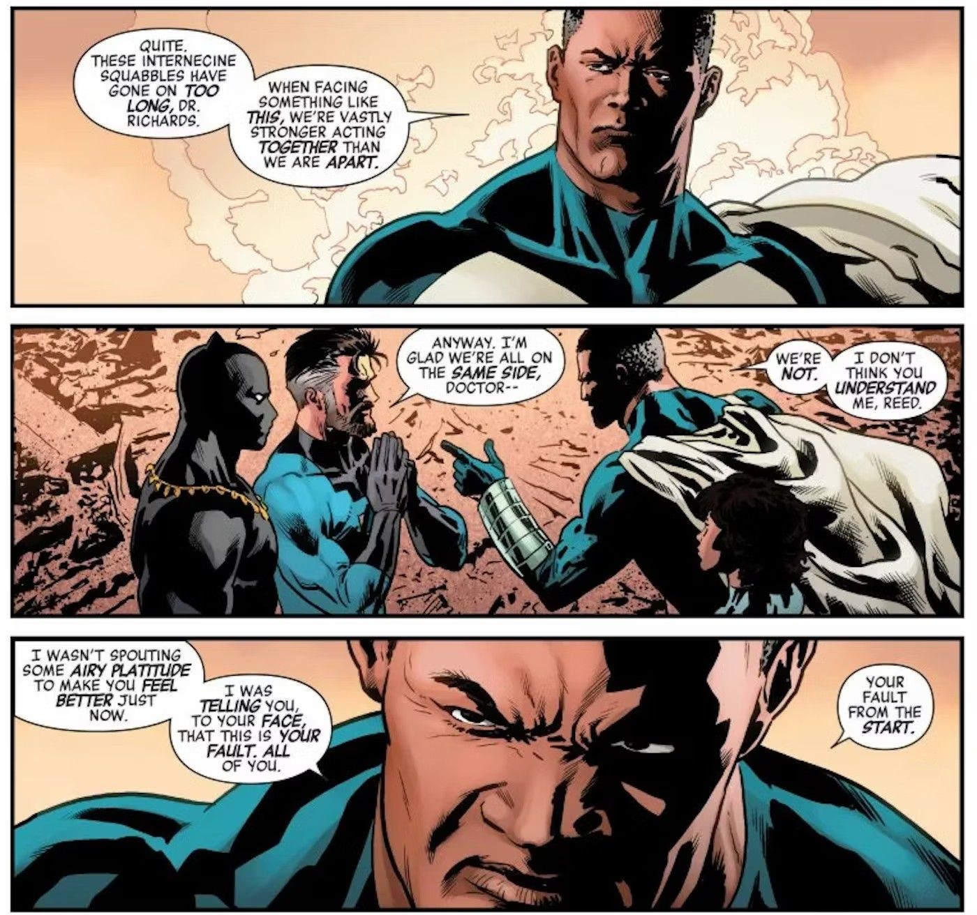 blue marvel insults reed richards
