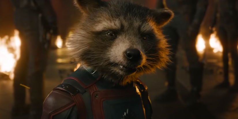 Bradley Cooper as Rocket Raccoon in MCU's Guardians of the Galaxy Vol. 3