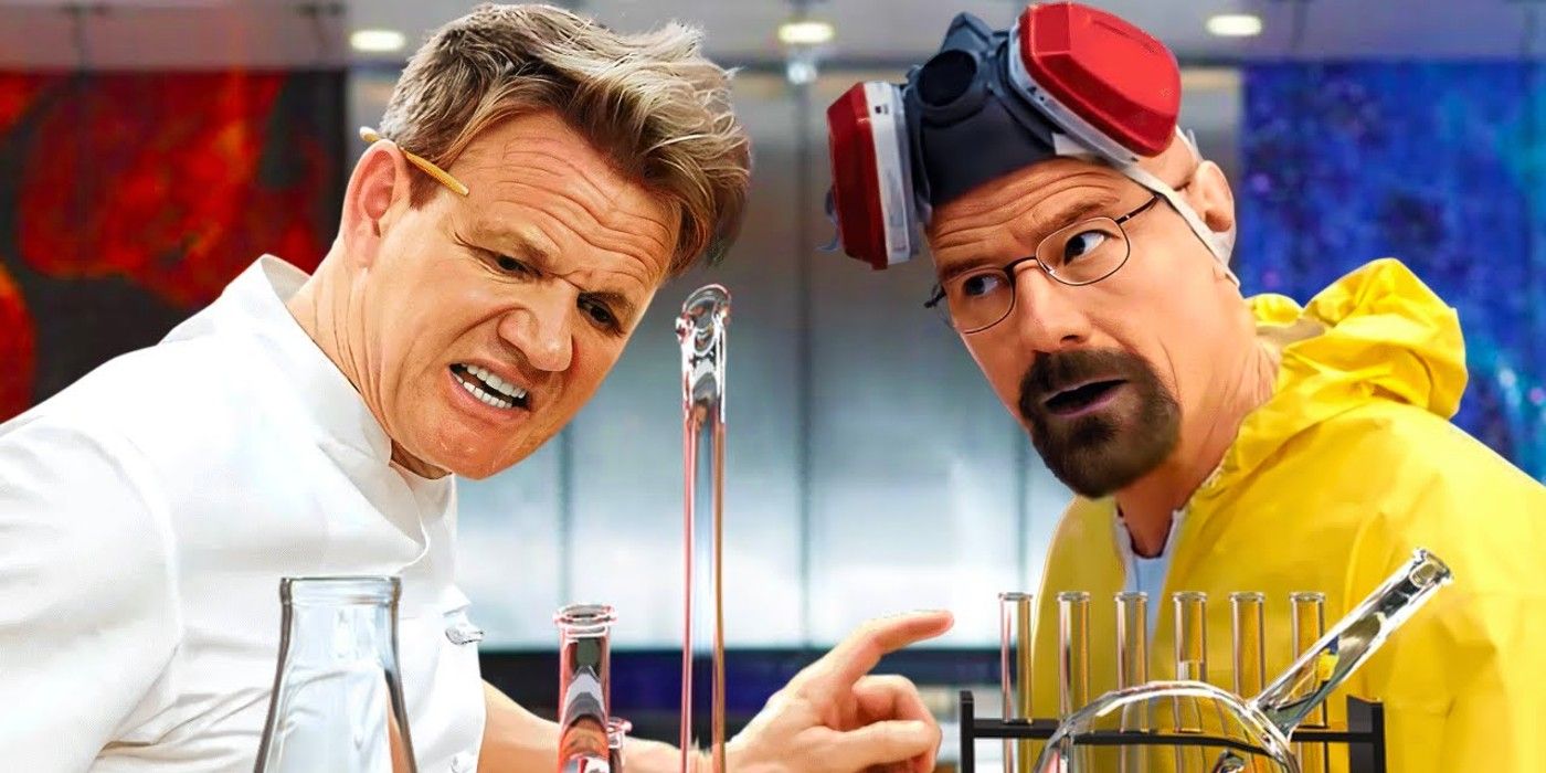 Gordon Ramsay in Hell's Kitchen and Walter White in Breaking Bad