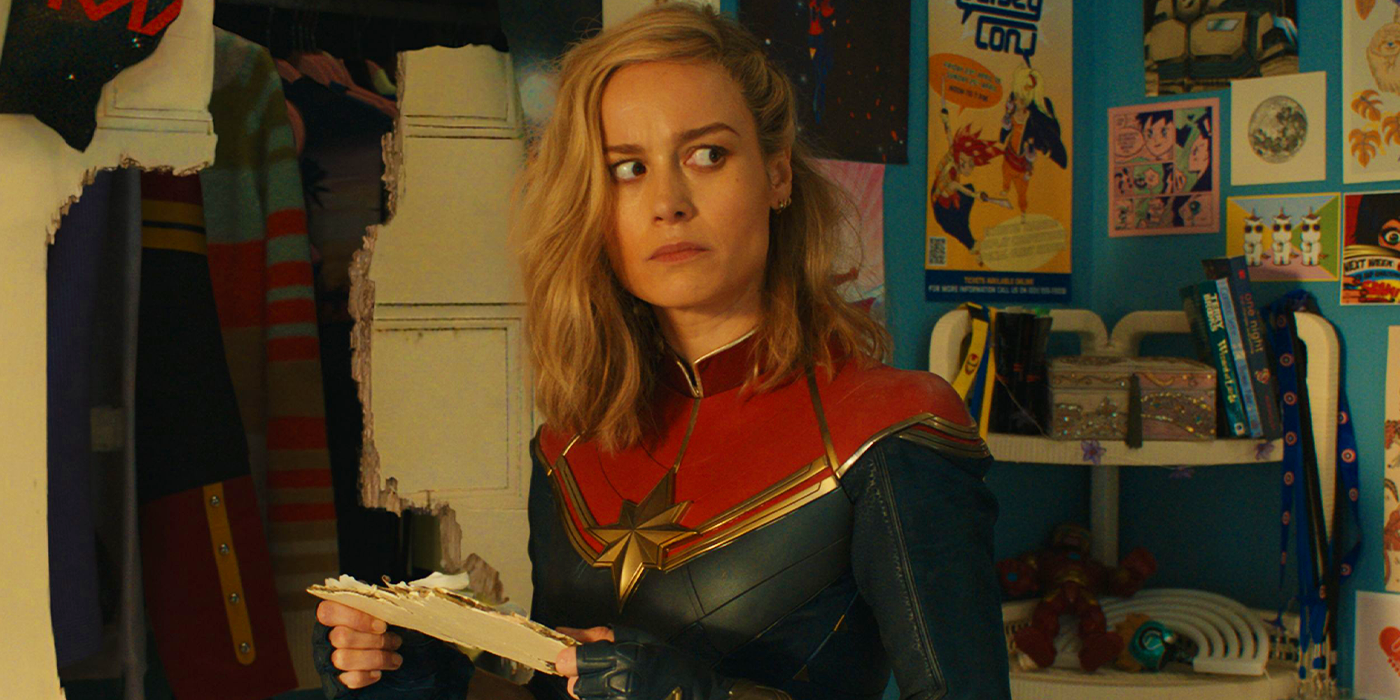 Brie Larson as Captain Marvel in Ms. Marvel post-credit scene