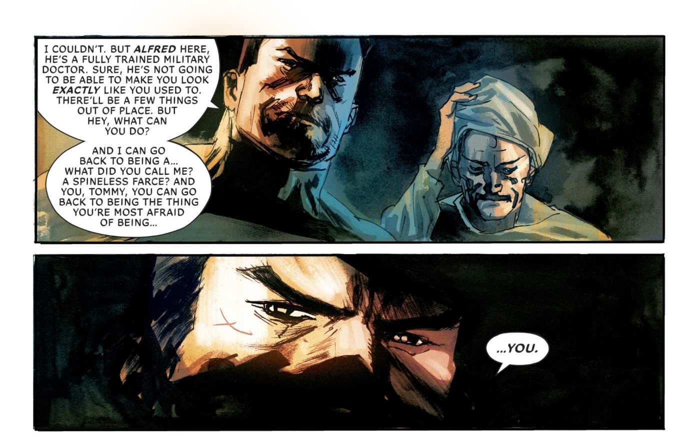 Bruce Wayne ameaça Hush em All Star Batman