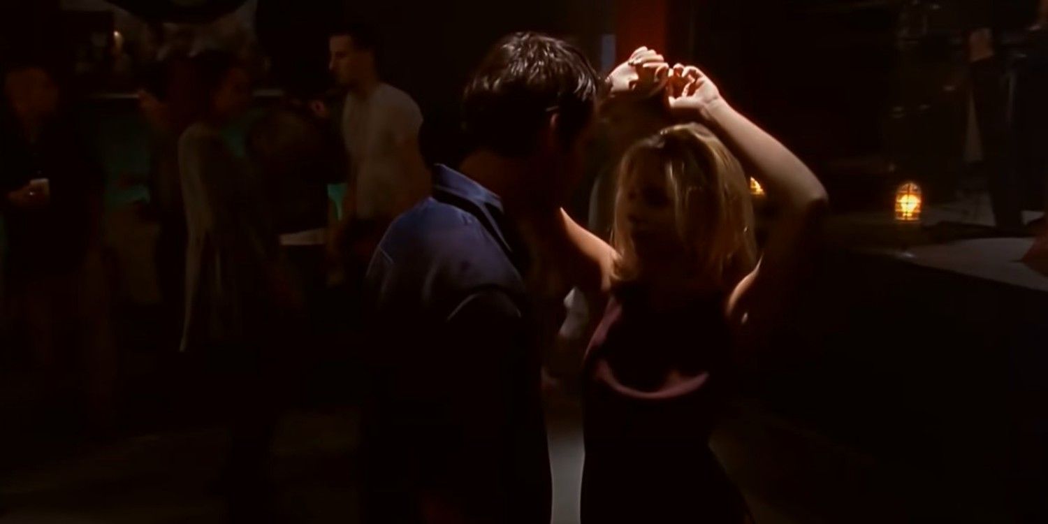 Buffy and Xander dance in Buffy the Vampire Slayer