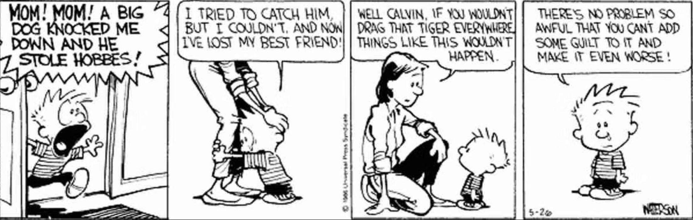 15 Saddest Calvin And Hobbes Comics That Are Still Heartwarming Genius 6137