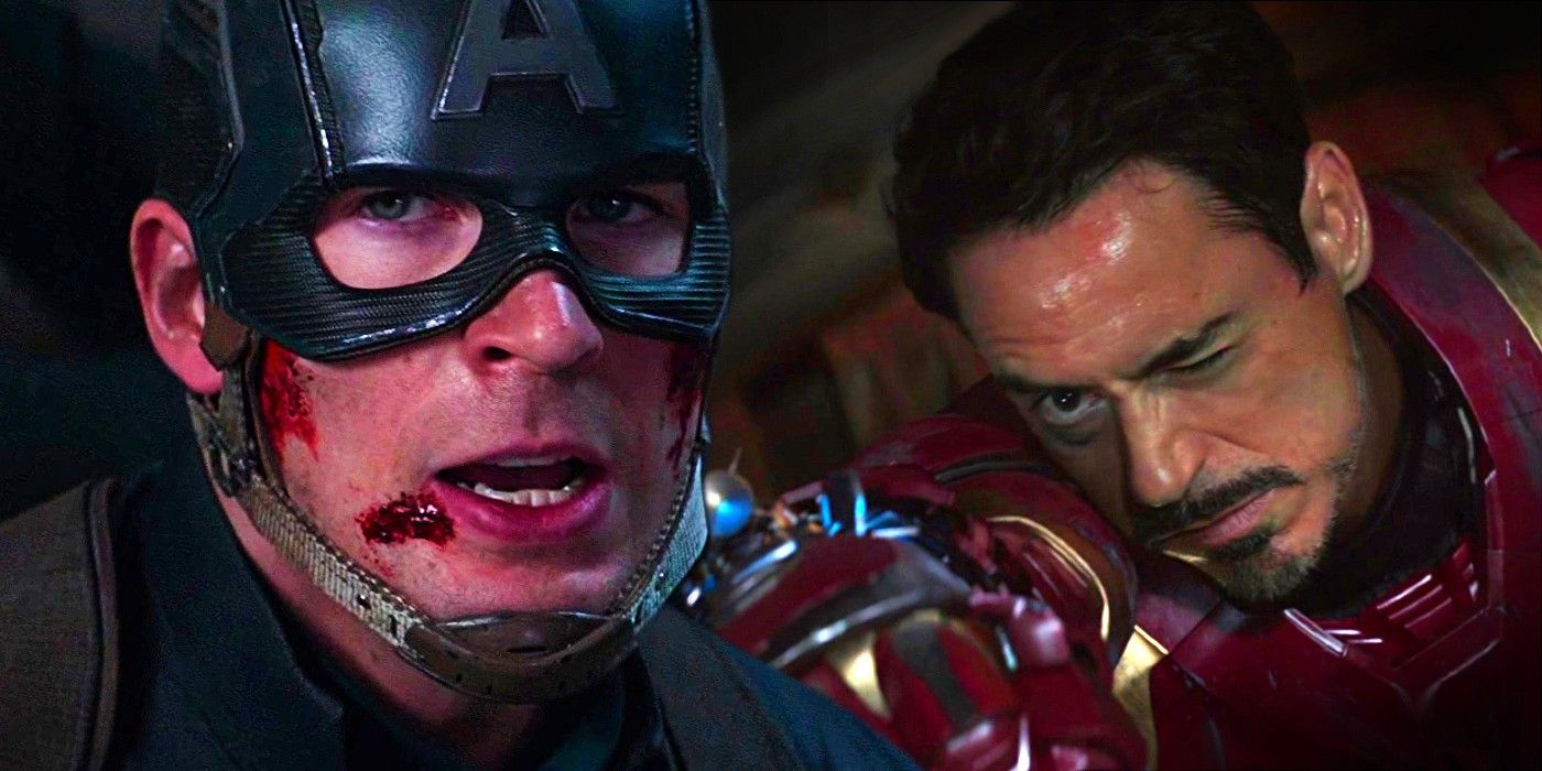 Captain America vs Iron Man in Civil War
