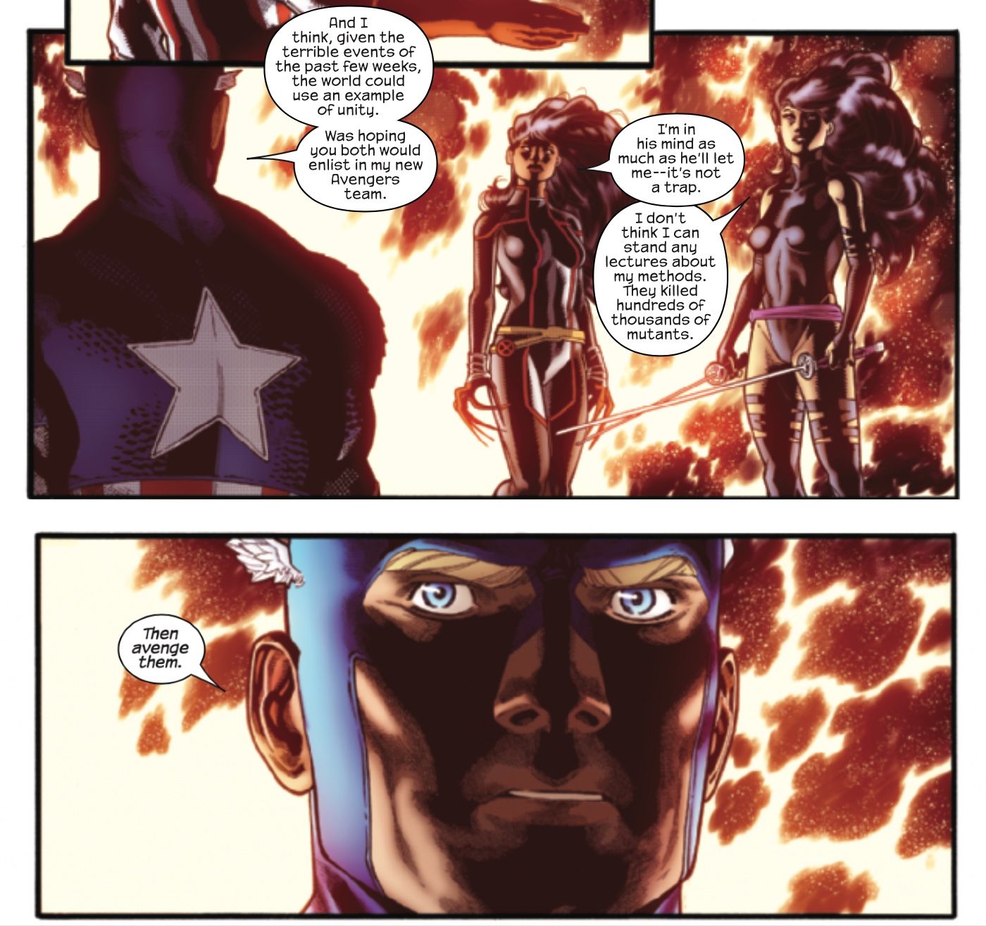 “Avenge Them”: Captain America’s Reaction to the Fall of X Changes Him Forever