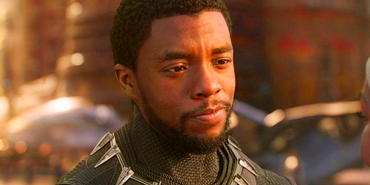 Chadwick Boseman as T&rsquo;Challa, a.k.a. Black Panther, in the MCU