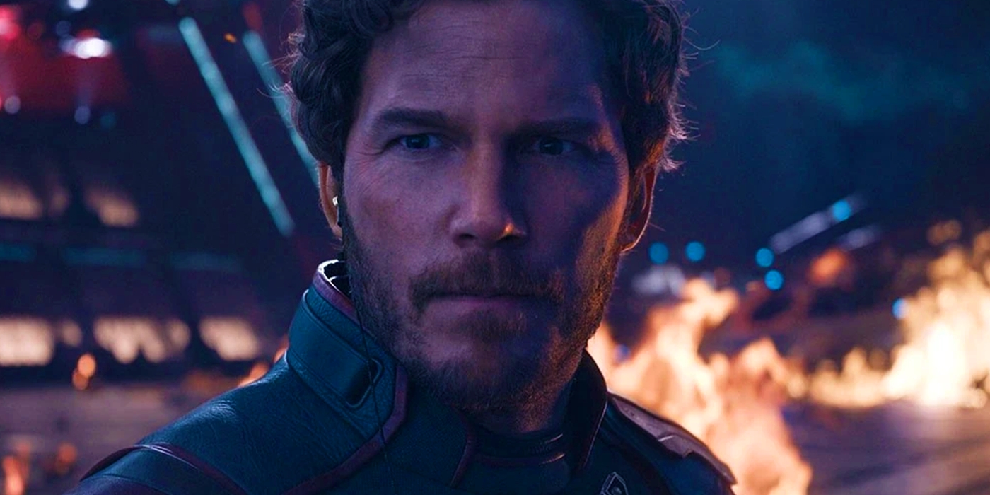 Chris Pratt as Peter Quill, Star-Lord in Guardians of the Galaxy Vol. 3