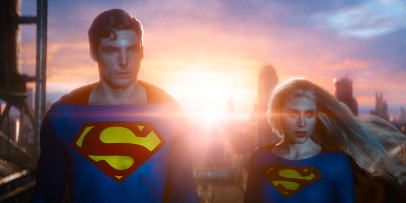 Christopher Reeve As Superman & Helen Slater as Supergirl in The Flash