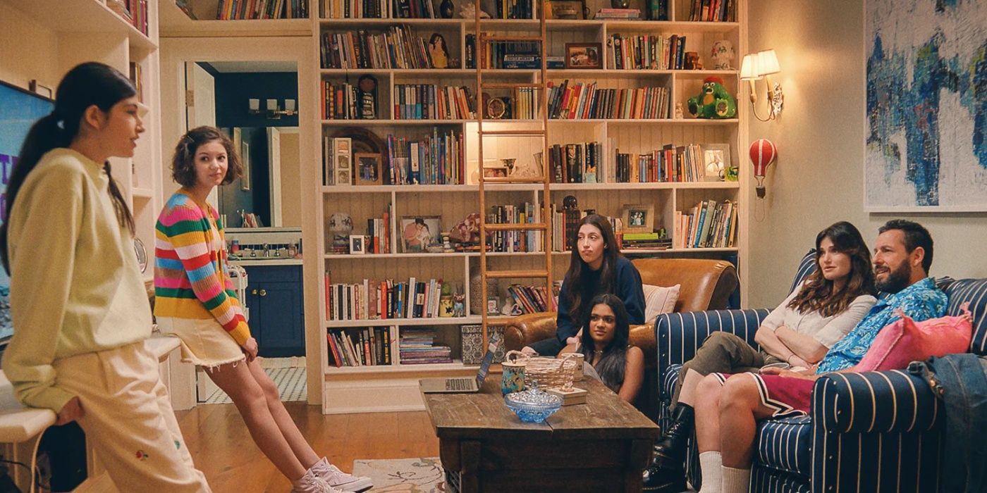 A family meeting in the lounge in You Are So Not Invited To My Bat Mitzvah