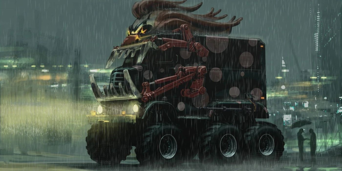 Dark Tooth in the city in Twisted Metal