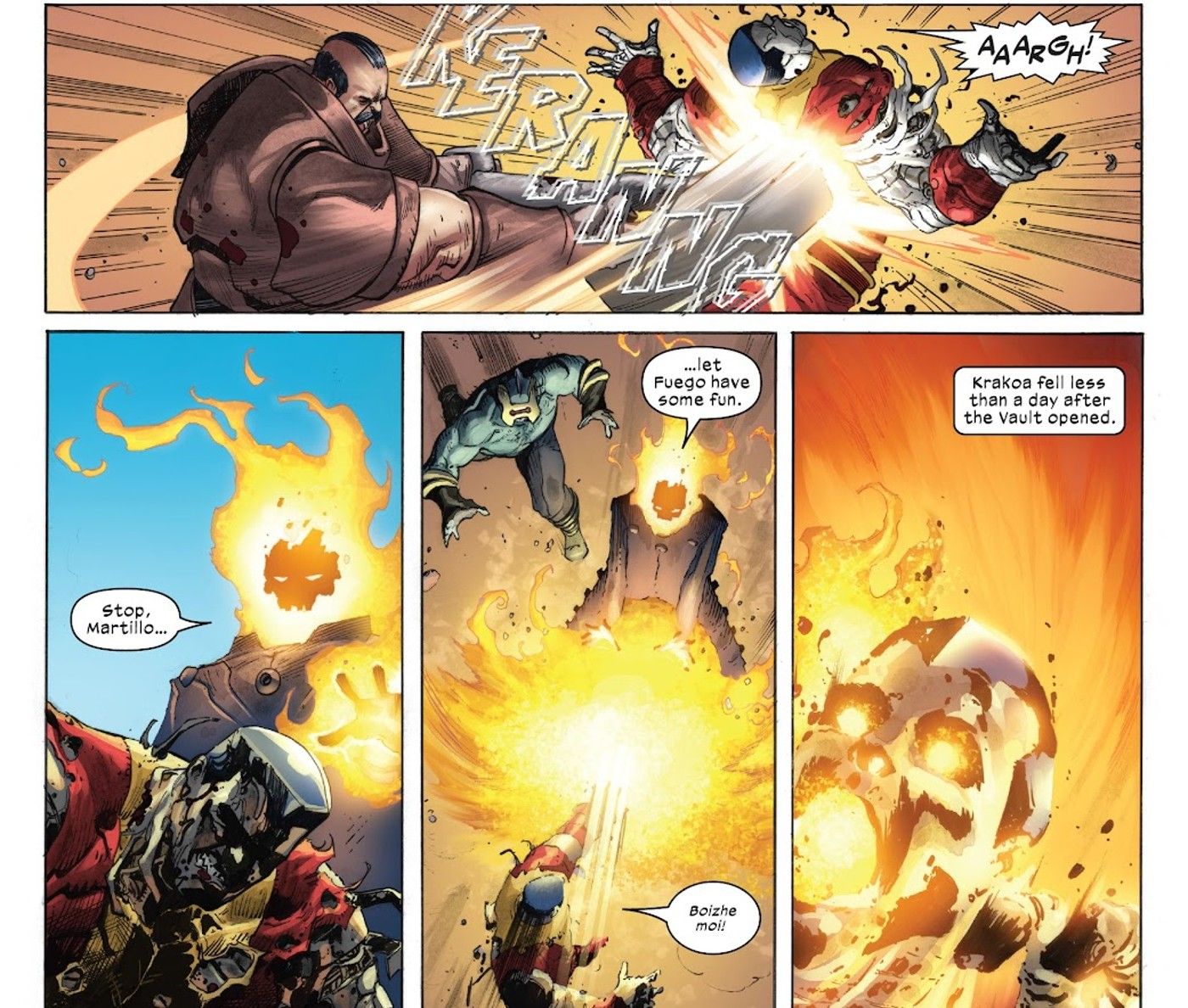 COLOSSUS X-MEN BEATEN