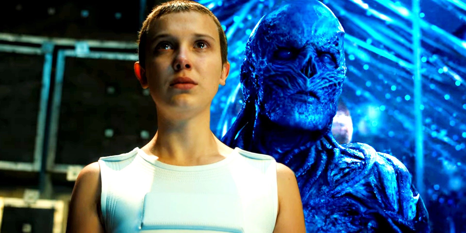 Custom image of Eleven and Vecna in Stranger Things season 4