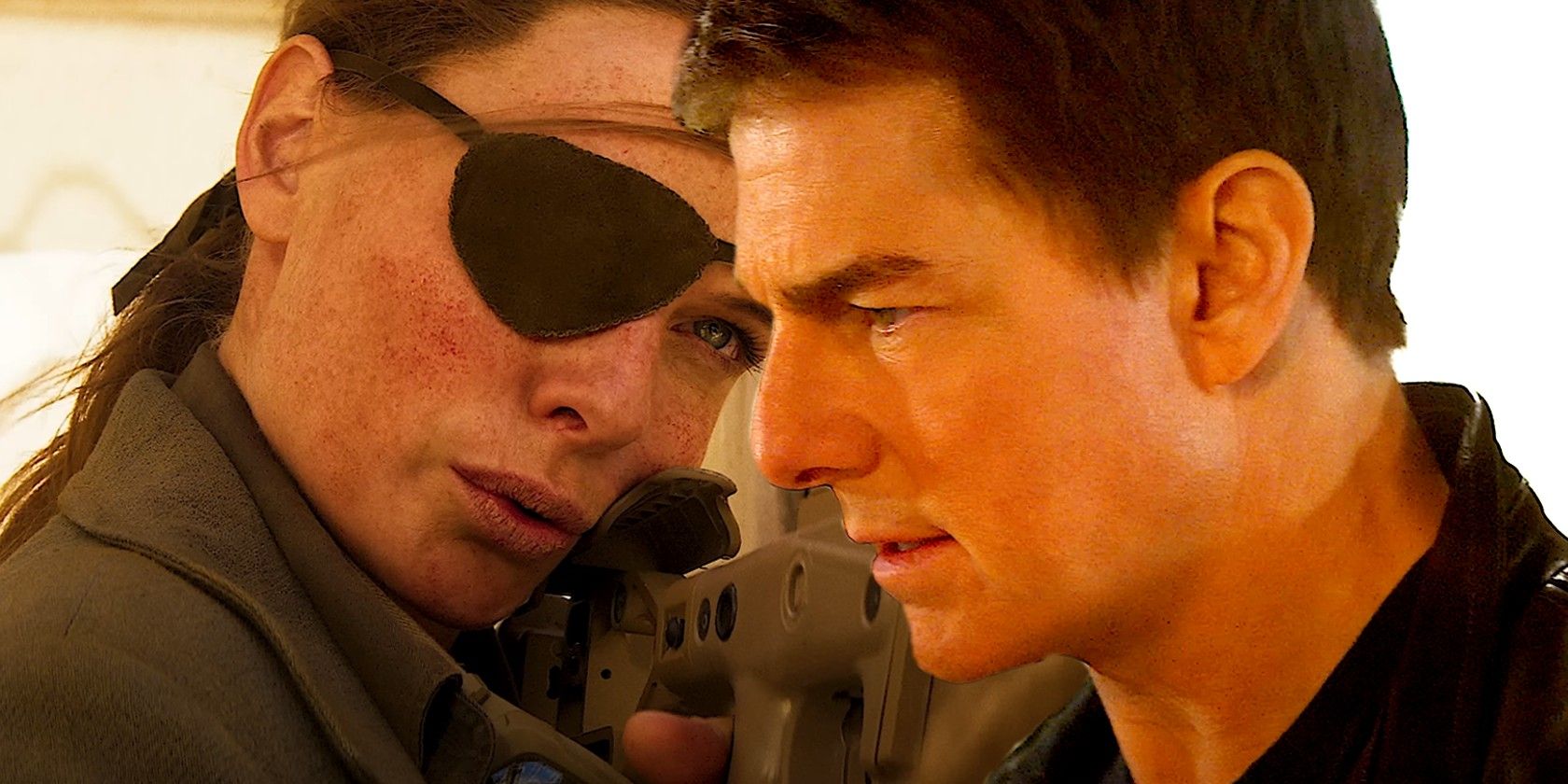 Custom image of Ethan and Ilsa in Mission Impossible 7