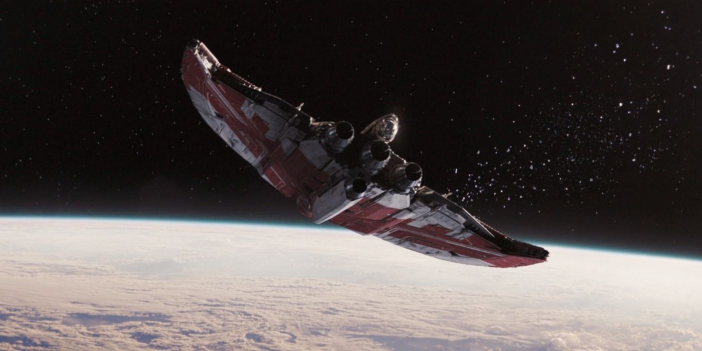 Damaged T-6 in Ahsoka Episode 3