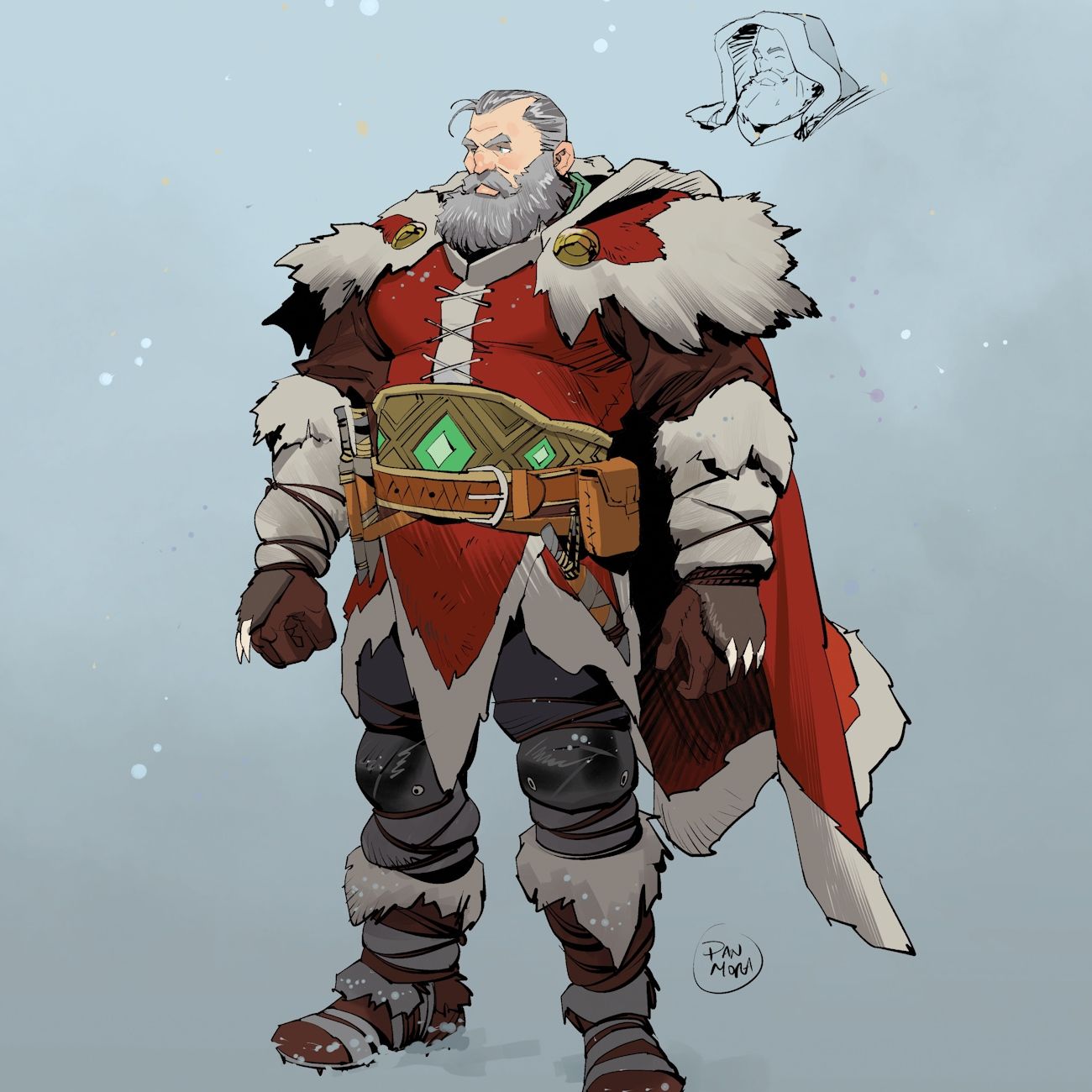 Dan Mora Santa Claus Silent Knight Design