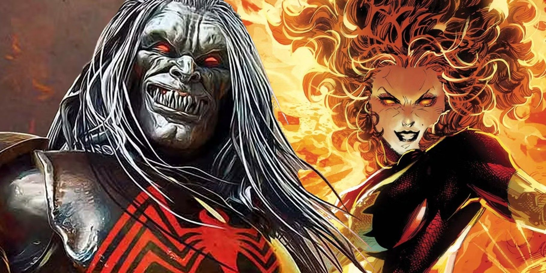 Dark Phoenix King in Black Knull combined image