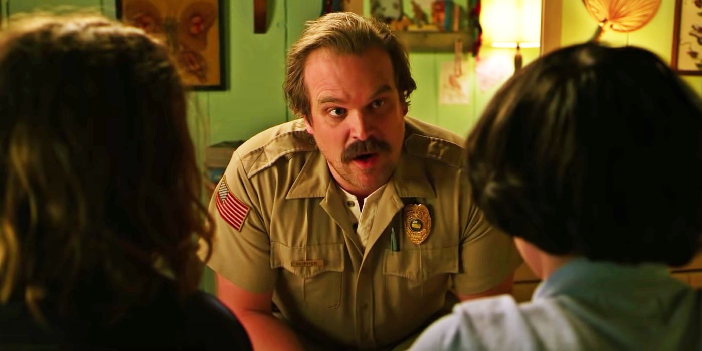 David Harbour as Hopper in Stranger Things.