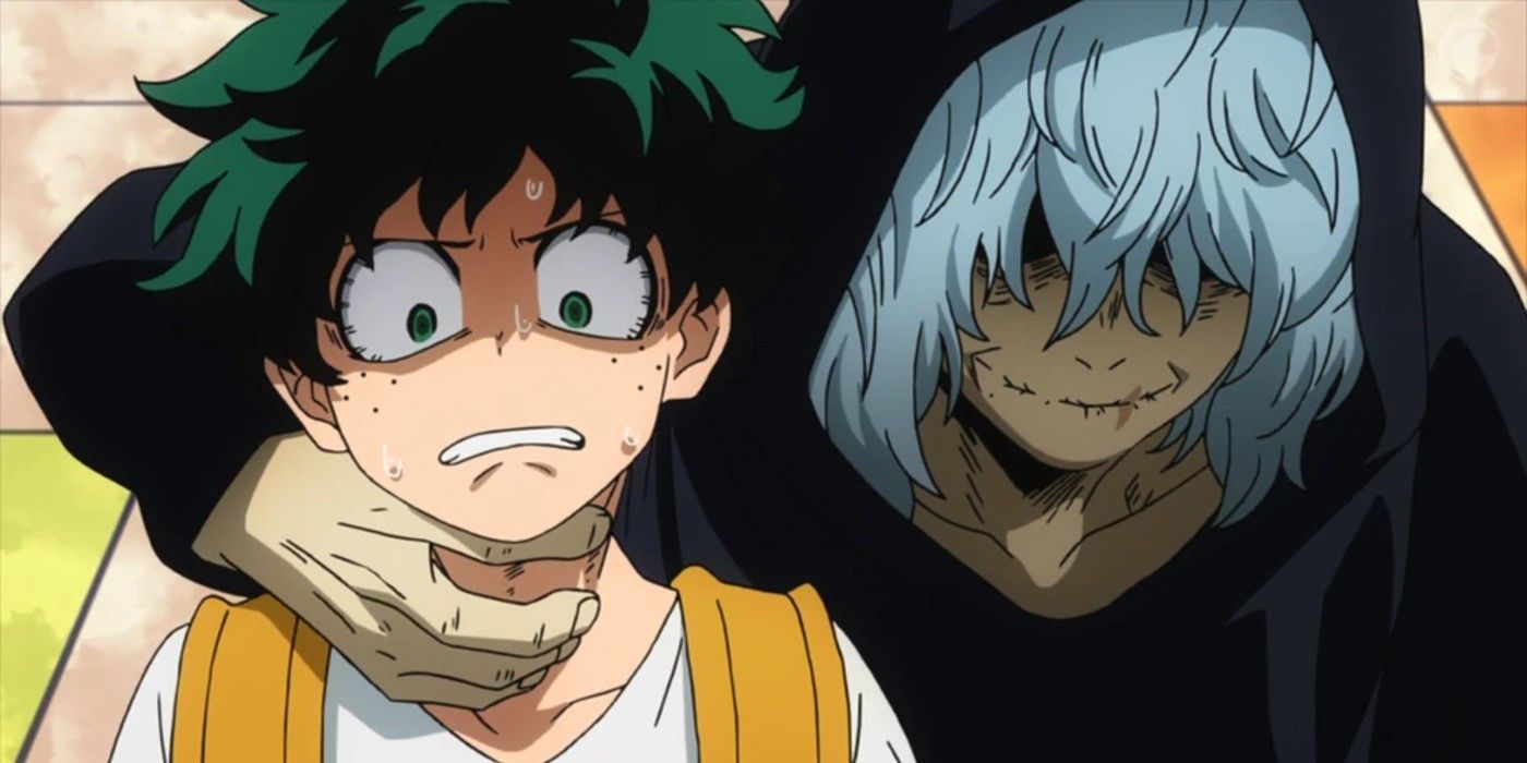 Deku and Todoroki in My Hero Academia