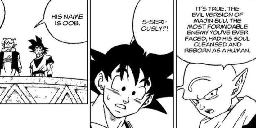 Dende shows Goku Uub