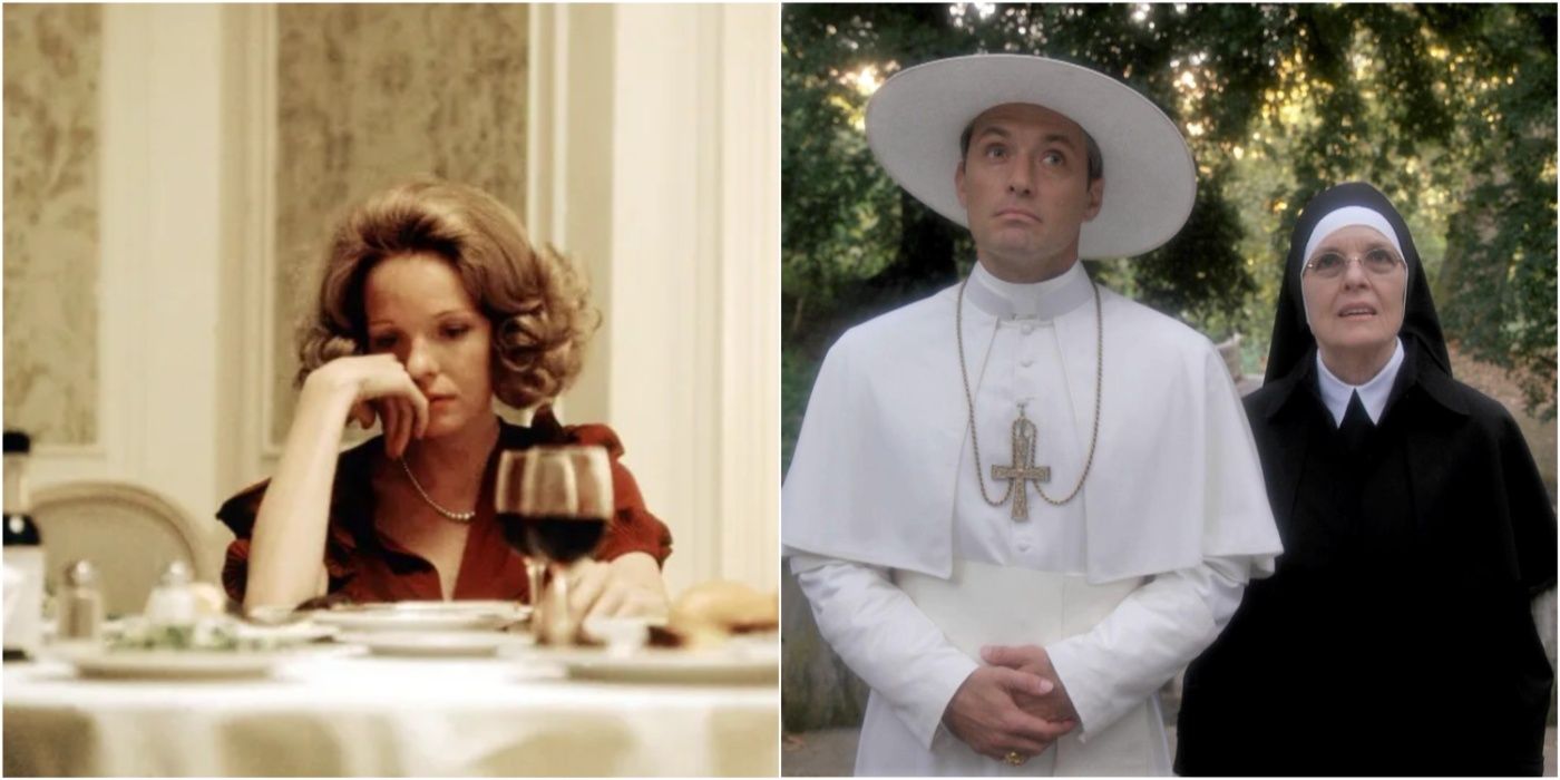 Diane Keaton as The Godfather&rsquo;s Kay Adams and in The Young Pope