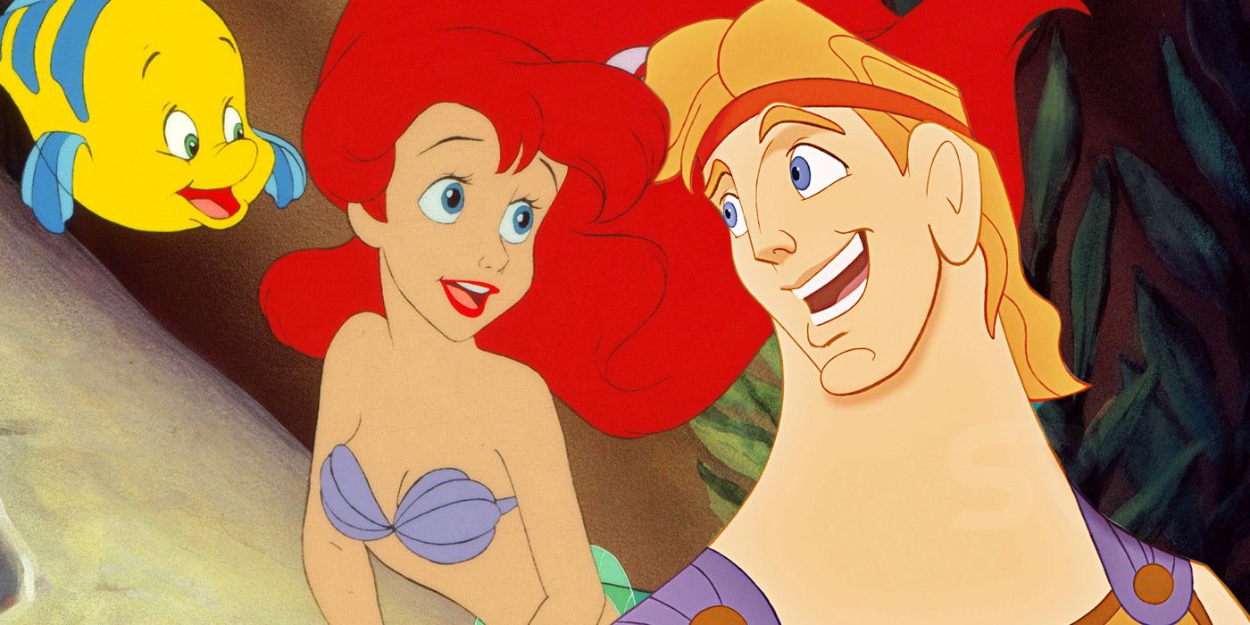 Disney fan theory Ariel Hercules related cousins