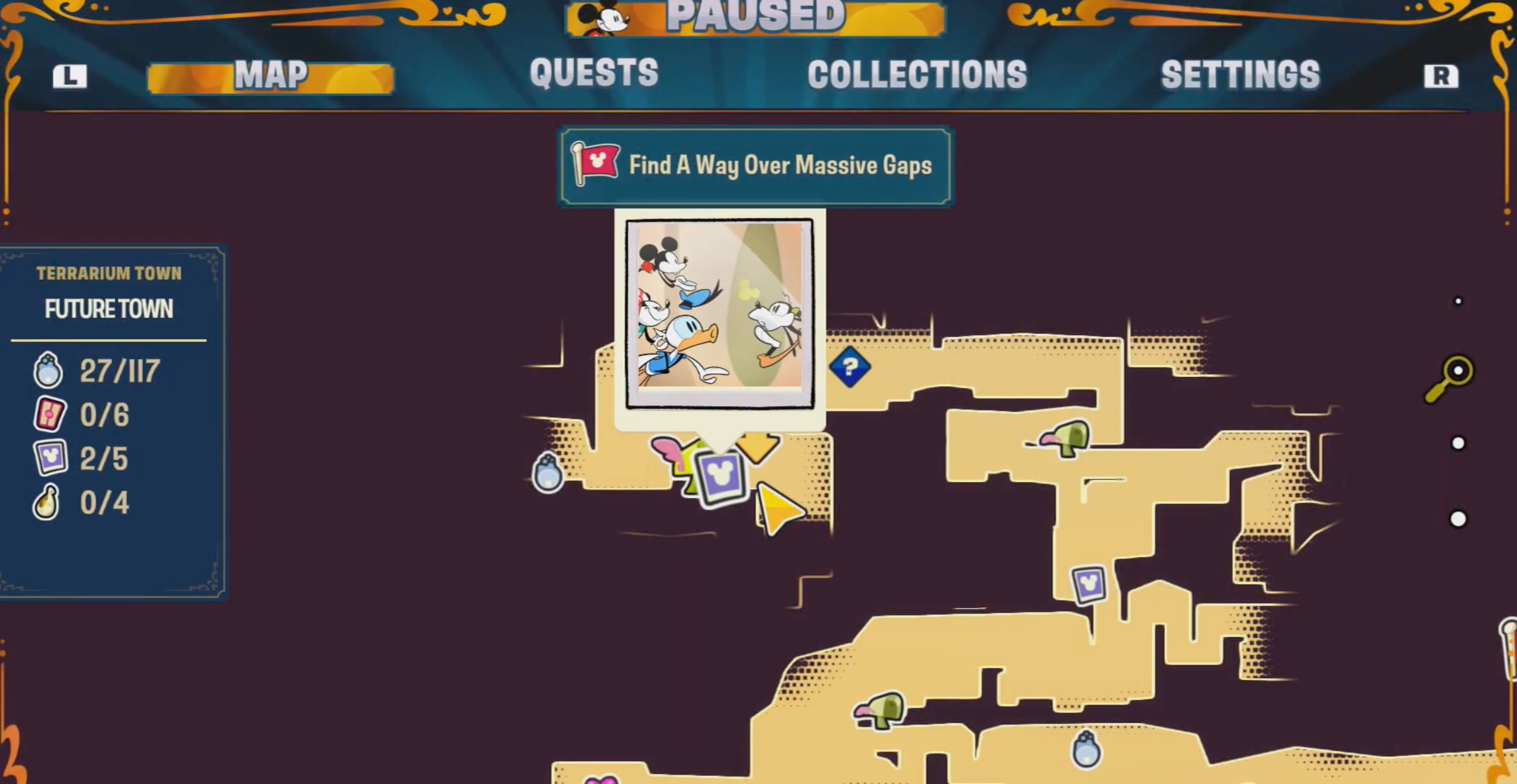 Disney Illusion Island Hidden Mickey 17 Map