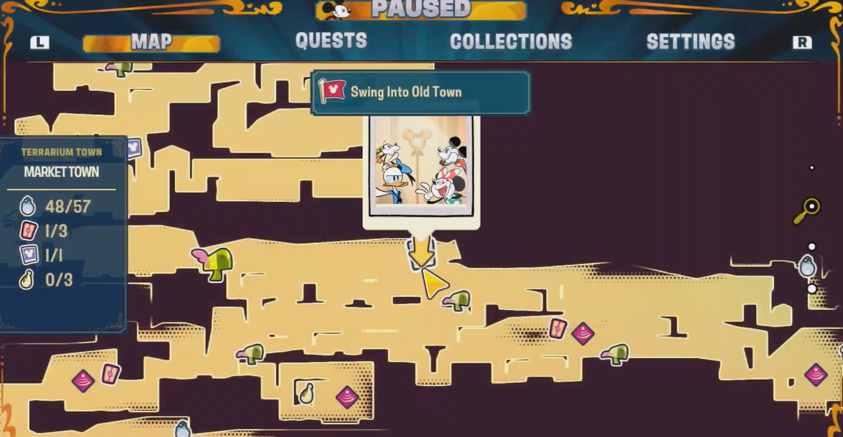 Disney Illusion Island Hidden Mickey 21 Map