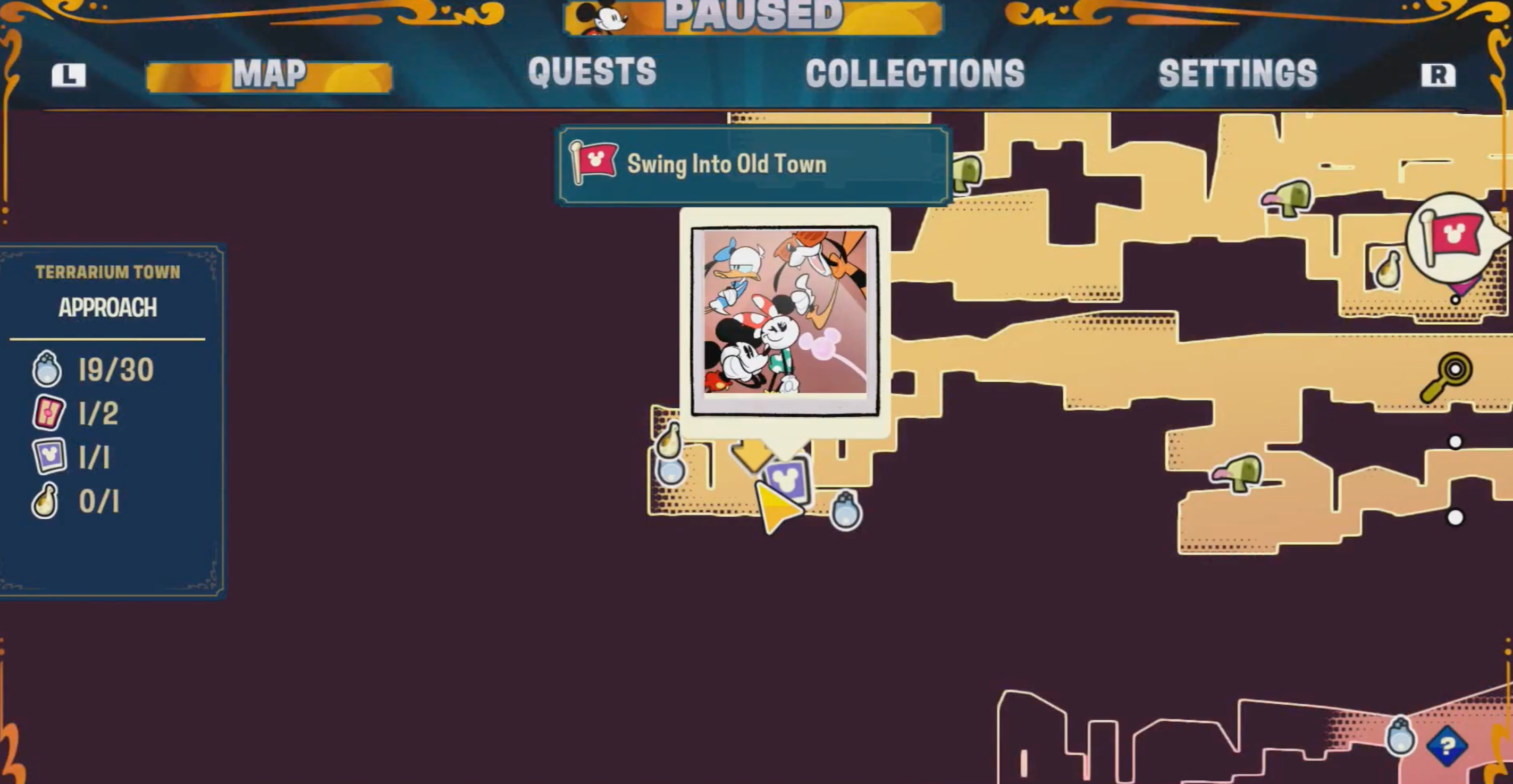 Disney Illusion Island Hidden Mickey 22 Map