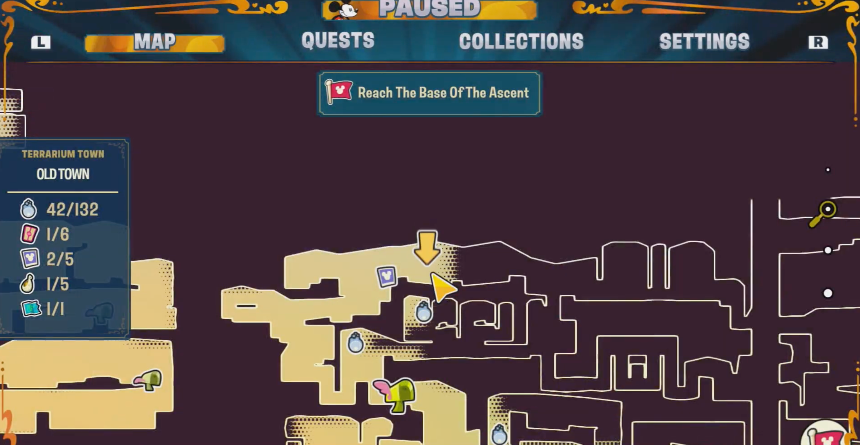 Disney Illusion Island Hidden Mickey 24 Map