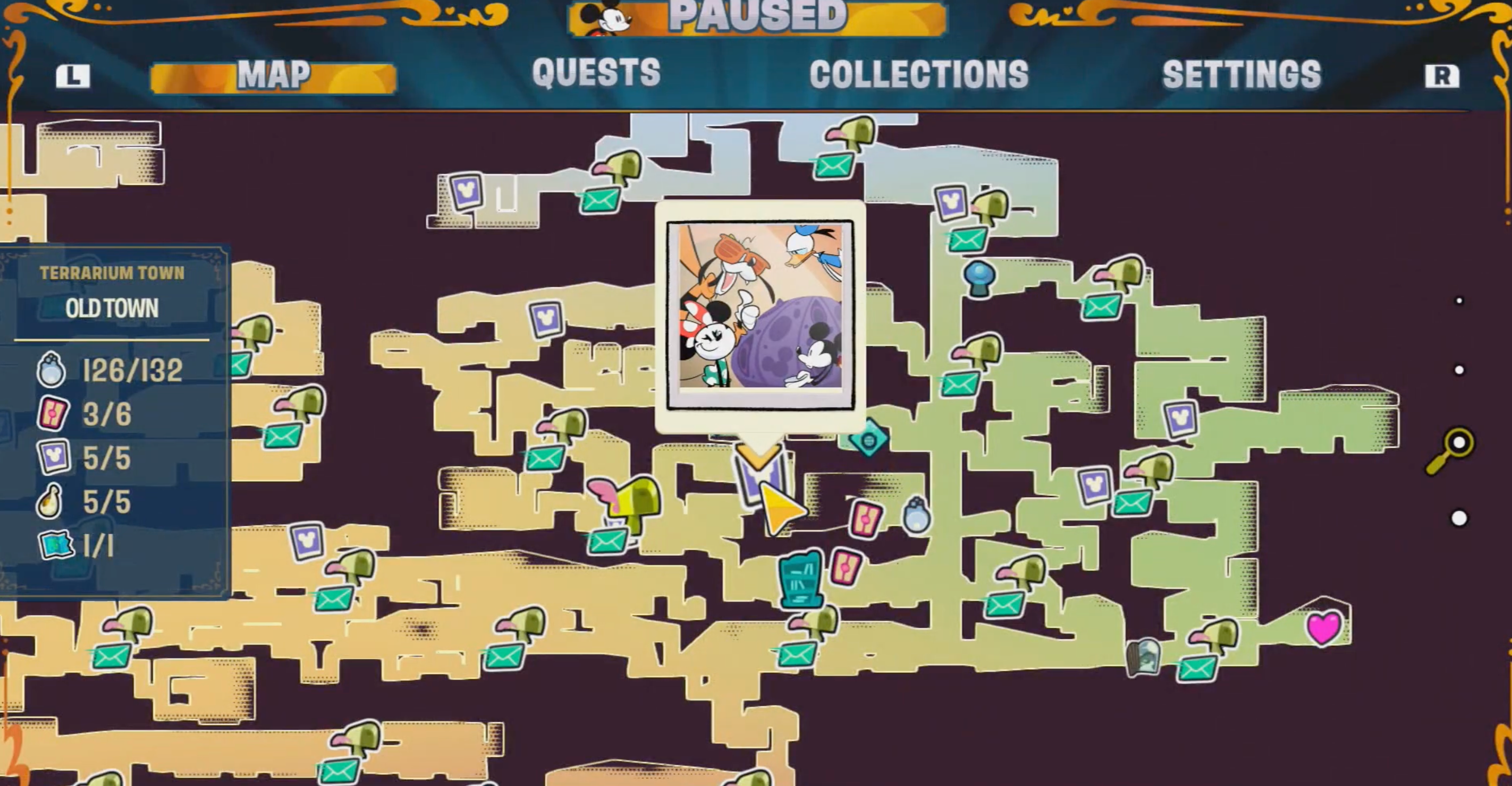 Disney Illusion Island Hidden Mickey 27 Map