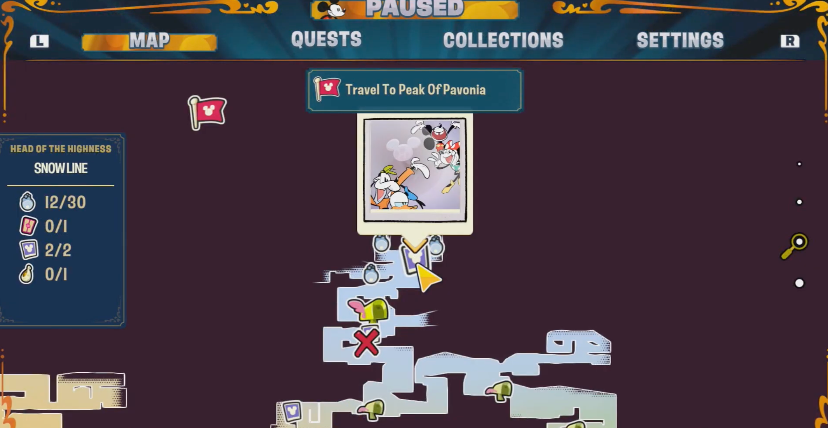 Disney Illusion Island Hidden Mickey 31 Map