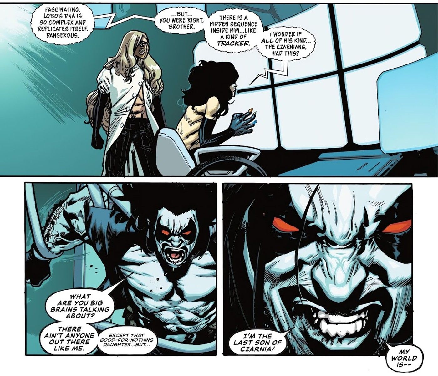 Dr. Pharm and Mr. Graft Analyze Lobo's DNA