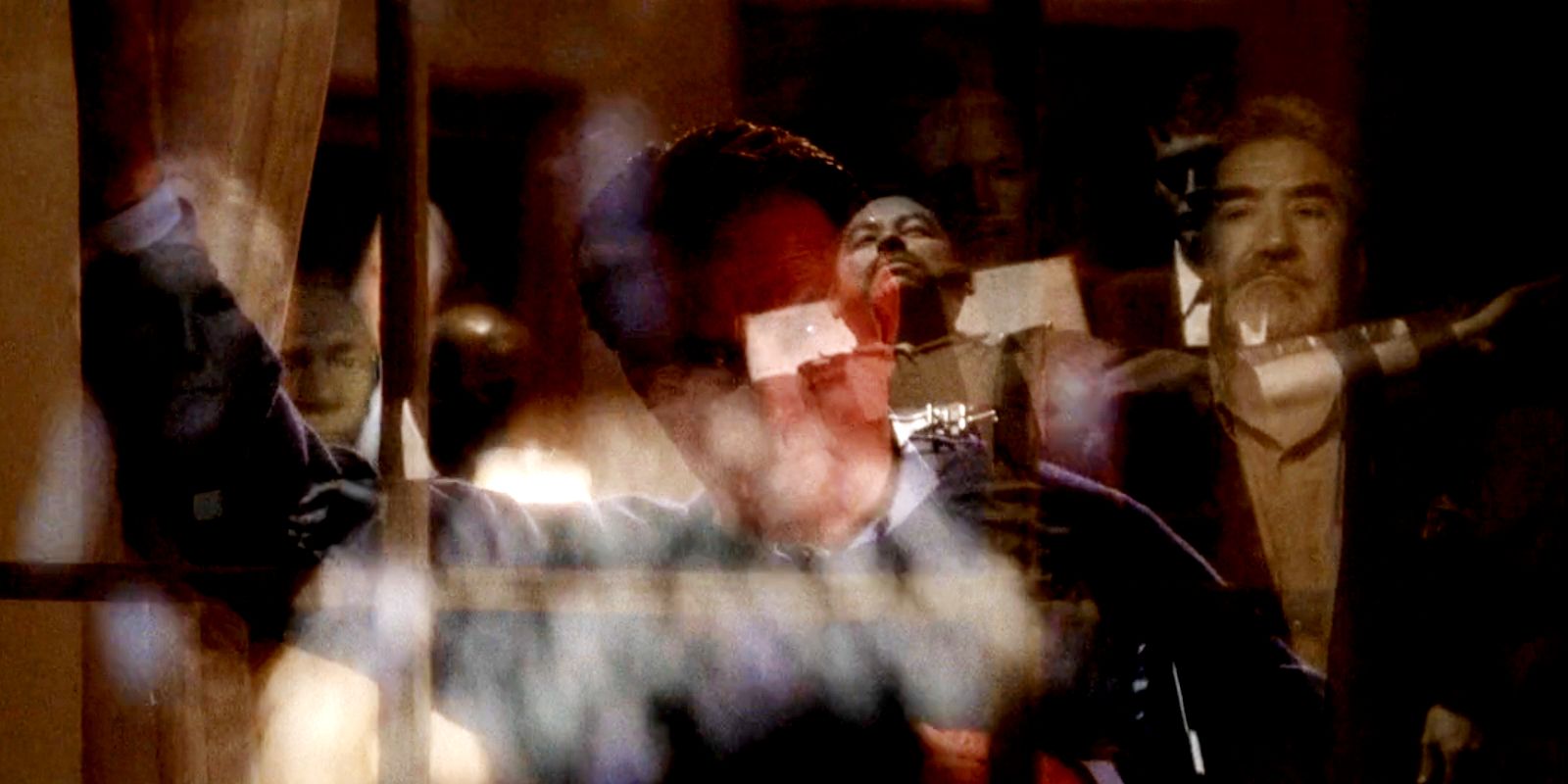Preside Bartlet watches as a drug lord is put to death.