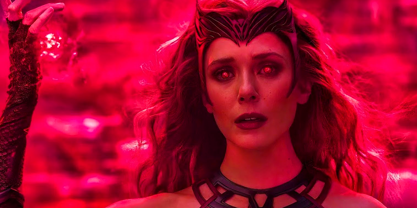 Elizabeth Olsen as Wanda Maximoff Scarlet Witch in MCU Phase 4
