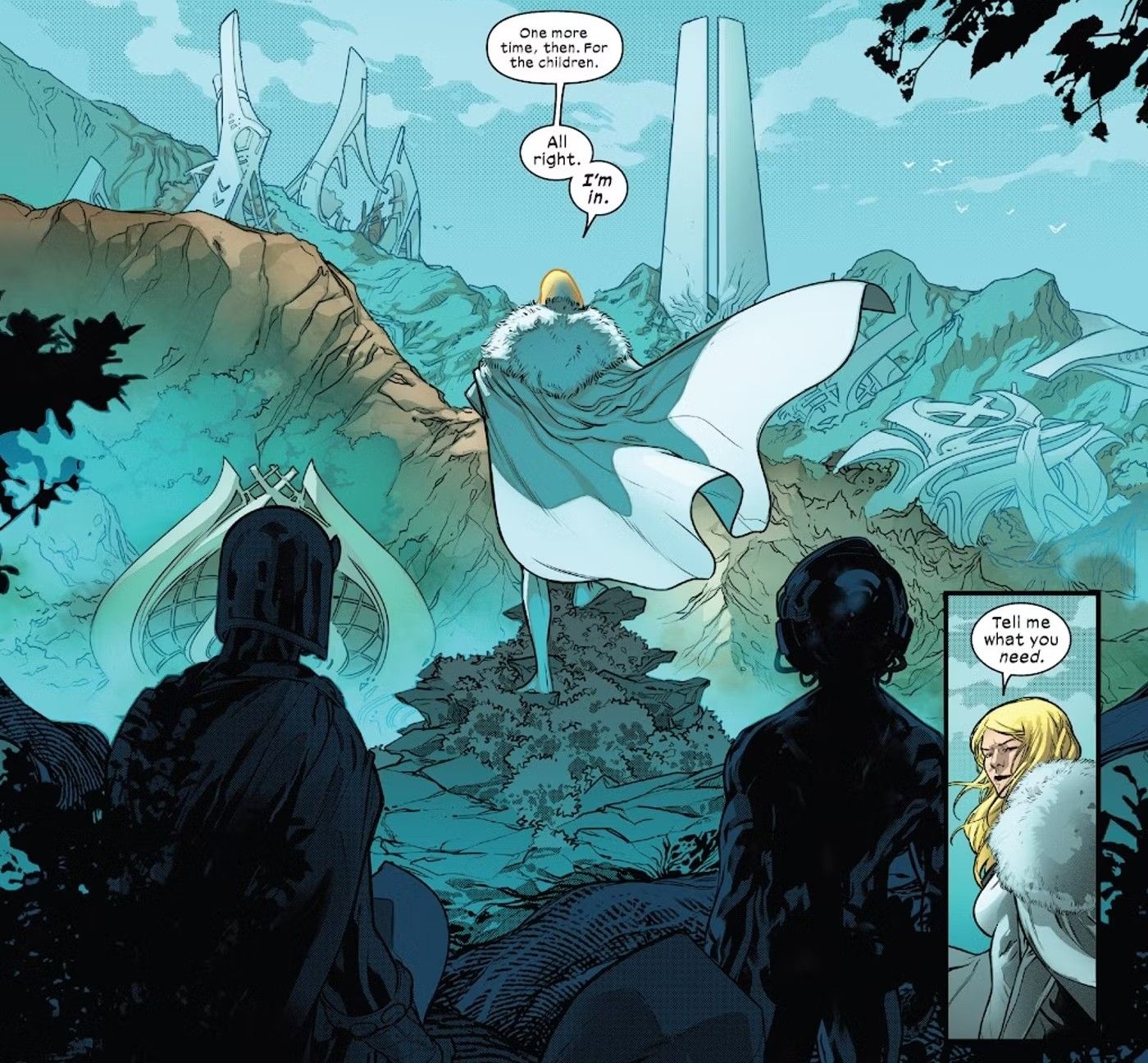 Emma Frost Agrees to Help Establish Krakoa