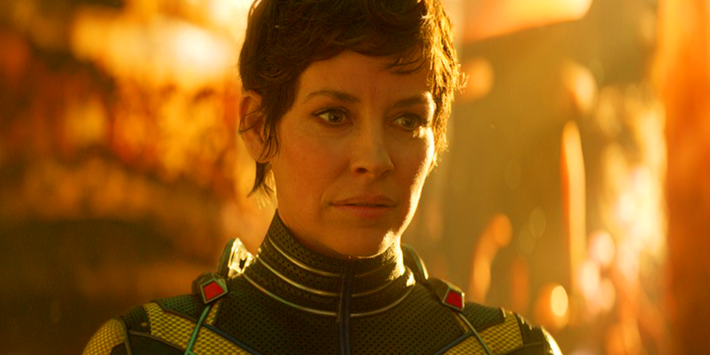 Evangeline Lilly as Hope Van Dyne, the Wasp in Ant-Man and the Wasp Quantumania