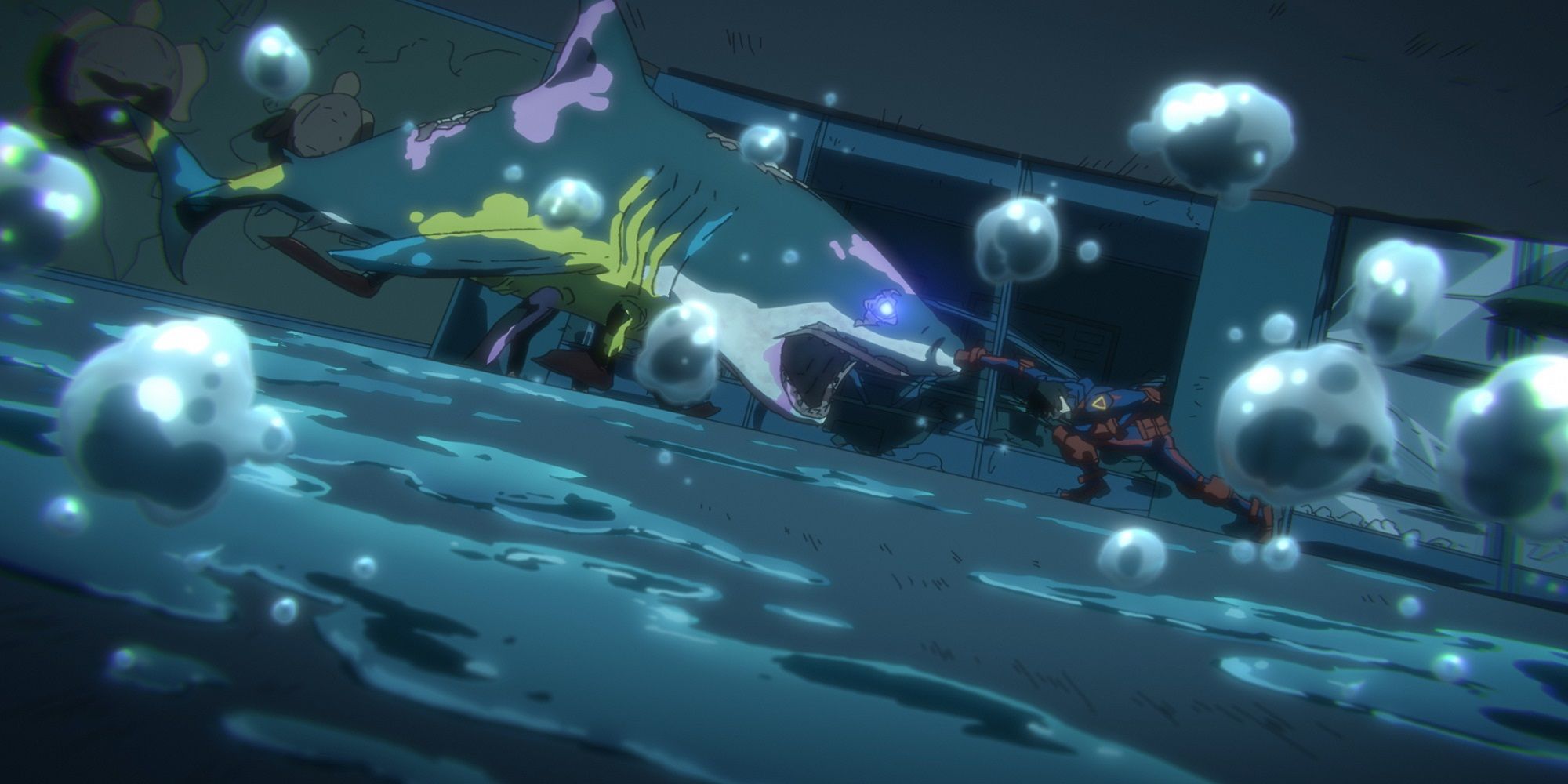 Akira vs the zombie shark