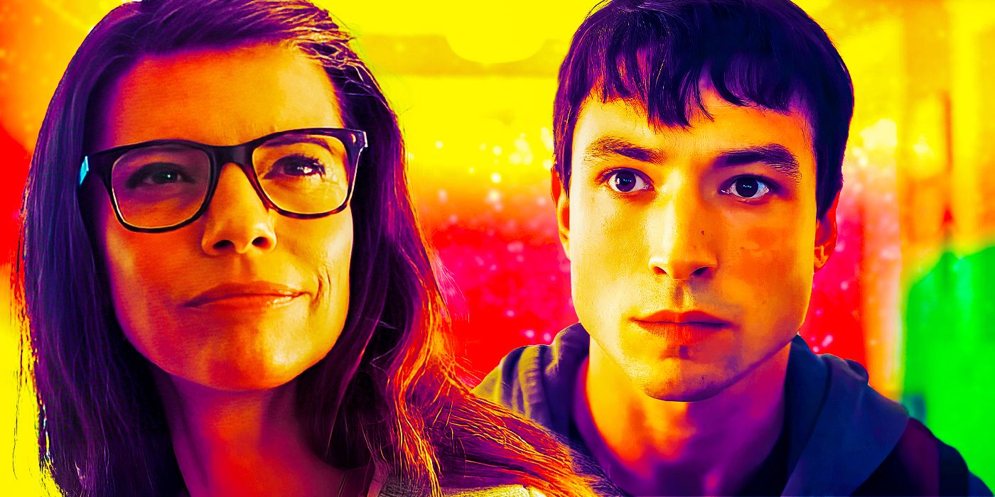 Nora Allen and Barry Allen in The Flash movie
